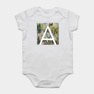 Alphabeth, letter A Baby Bodysuit